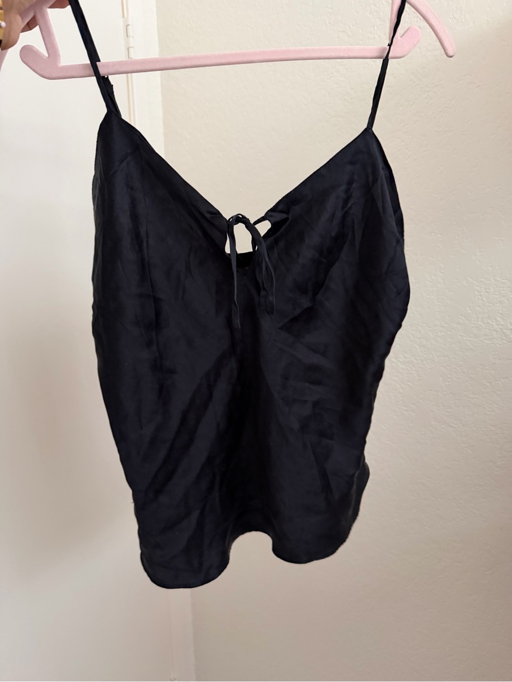 Victoria's Secret vintage Black Silk Top